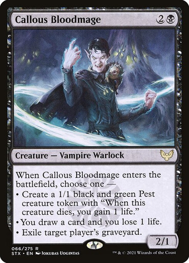 Callous Bloodmage (STX) (Foil)