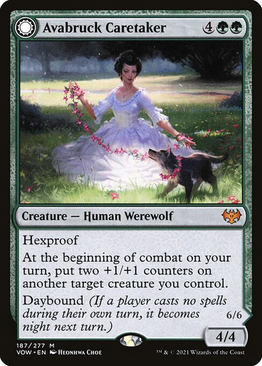 Avabruck Caretaker // Hollowhenge Huntmaster (VOW)