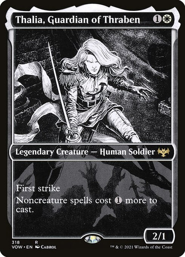 Thalia, Guardian of Thraben (VOW) (Foil) (Showcase)
