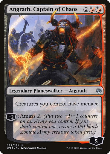 Angrath, Captain of Chaos (WAR) (Foil)