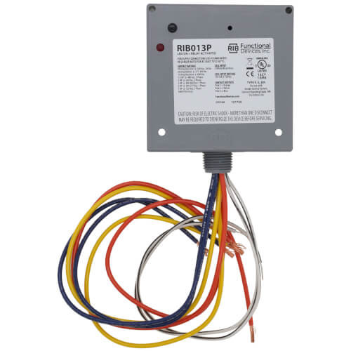 Functional Devices RIB013P 20A Power Relay 120V 3PST