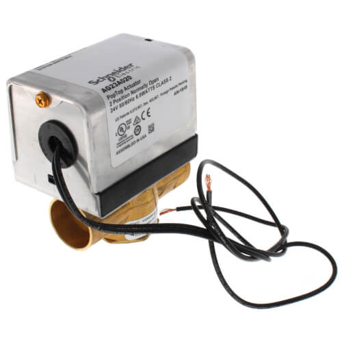 Schneider Electric VT2417G23A020 2-Way Zone Valve 24V 1" Sweat