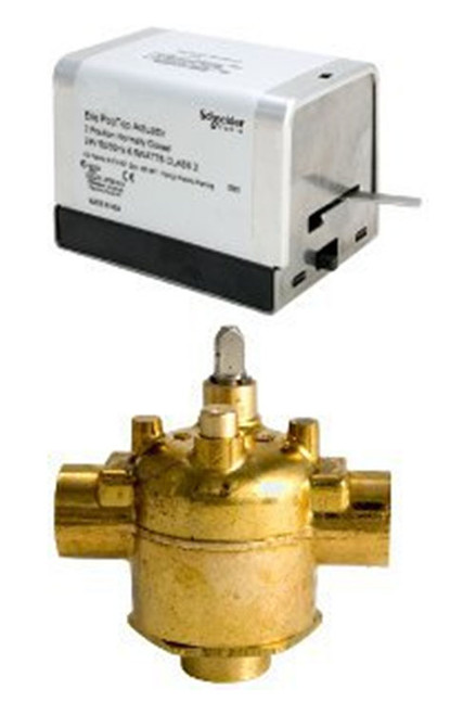 Schneider Electric VT3315G13A020 3-Way Zone Valve 24V 3/4" Sweat