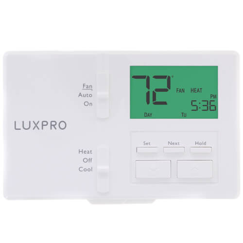 LuxPro P711-010 Programmable/Non-Programmable Thermostat 24V