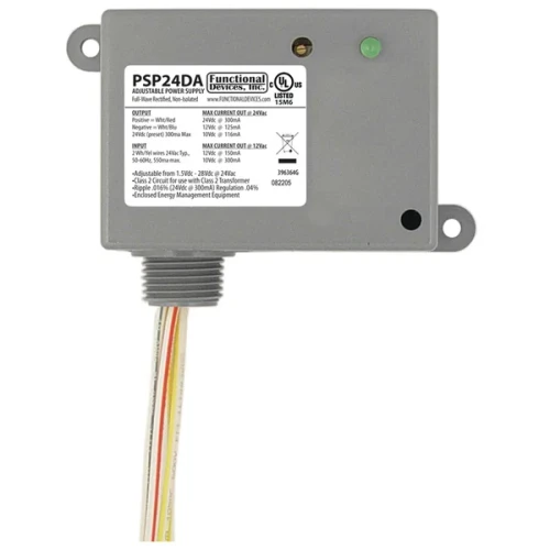 Functional Devices PSP24DA 24VAC to 28VDC Power Supply