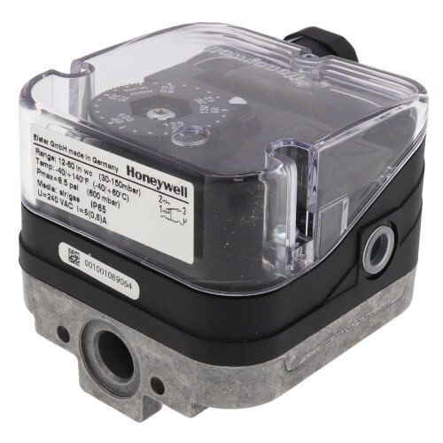 Honeywell C6097B3085 Gas Pressure Switch 12-60" WC 1/2" NPT