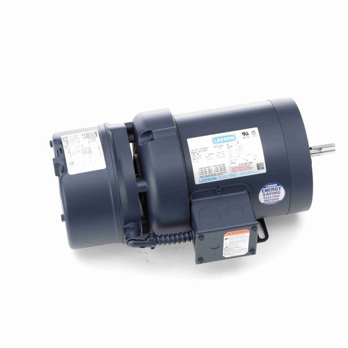 Leeson 114152.00 Brake Motor 0.5 HP 3-Phase 230/460V