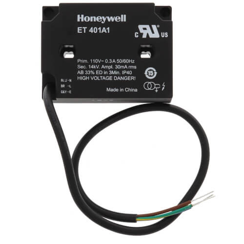Honeywell ET401A1 Ignition Transformer 14.0 kV 110V