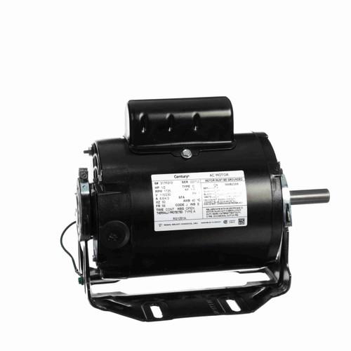 Century RS1051A Fan and Blower Motor 1/2 HP 115/230V 1725 RPM