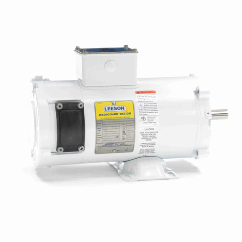Leeson 108227.00 Washdown Motor 0.5 HP 180V 1750 RPM