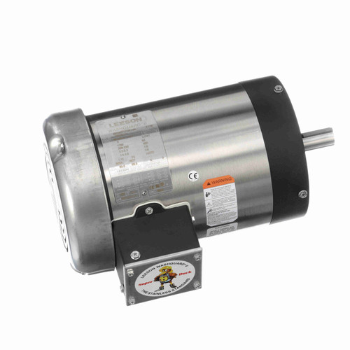 Leeson 122198.00 Motor 1 HP 3-Phase TEFC 1760 RPM