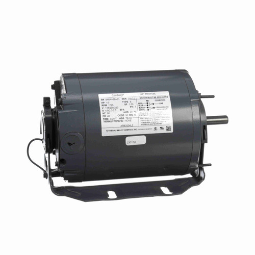 Century ARB2034L2 Fan and Blower Motor 1/3 HP 115/208-230V