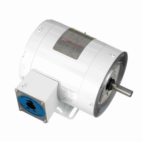 Leeson 113586 1/2 HP Motor 1800 RPM 208-230/460V TENV