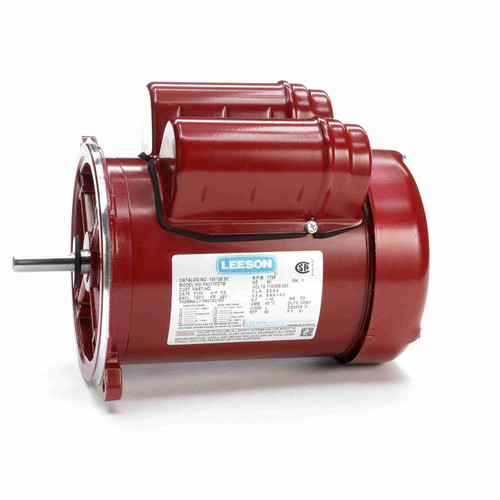 Leeson 101120.00 Auger Drive Motor 0.5 HP 1725 RPM TEFC