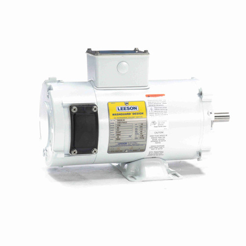 Leeson 108226.00 Washdown DC Motor 1/2 HP 90V 1750 RPM