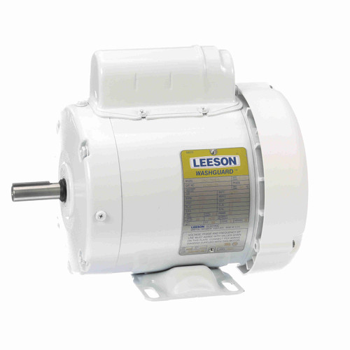 Leeson 112431.00 Washdown Motor 1/2 HP 1725 RPM 115/230V