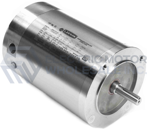 Leeson 116350.00 Washdown Motor 0.5 HP 115/230V 1725 RPM