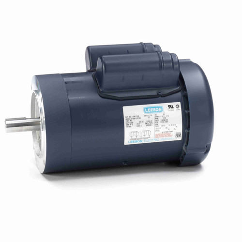 Leeson 120017.00 1.5 HP Motor 1740 RPM 115/208-230V TEFC