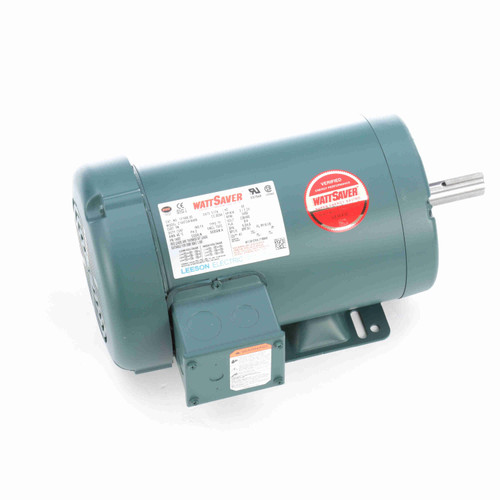 Leeson 121968.00 3 HP Motor 230/460V 3-Phase TEFC