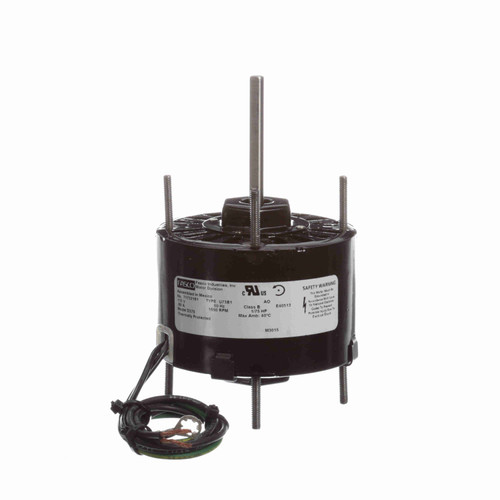 Fasco D370 Ventilation Motor 1/75 HP 115V 1550 RPM