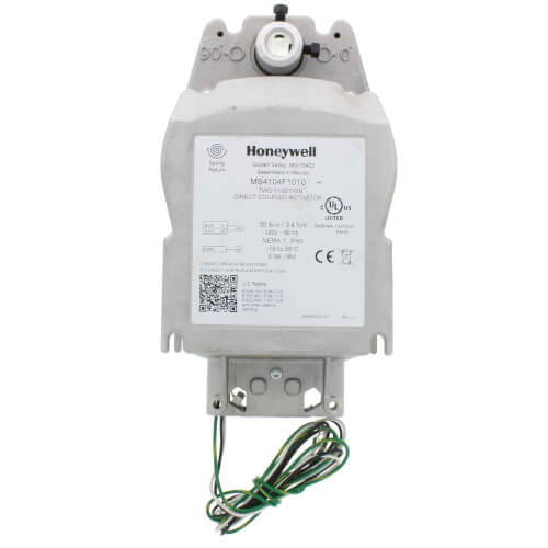 Honeywell MS4104F1010 Fire/Smoke Damper Actuator 120V