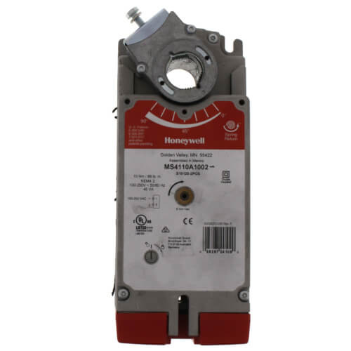 Honeywell MS4110A1002 Spring Return Actuator 88 lb-in 120V