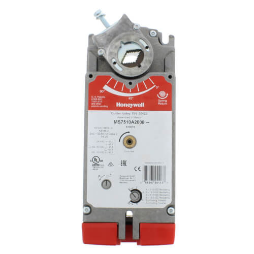 Honeywell MS7510A2008 Spring-Return Actuator 24VAC 88 lb-in