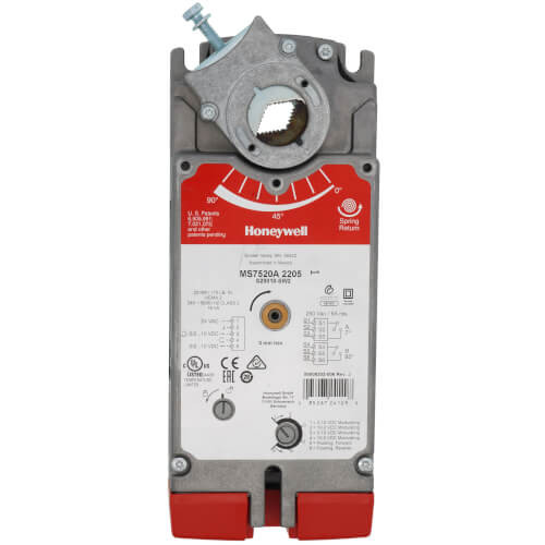 Honeywell MS7520A2205 Damper Actuator 175 lb-in 24V