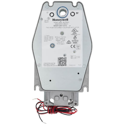 Honeywell MS8104F1010 Fire/Smoke Damper Actuator 24V 30 lb-in