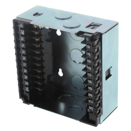 Honeywell Q7800B1003 22-Terminal Wiring Subbase 2 Knockouts