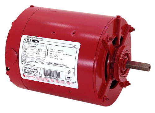 Century HW2004L Pump Motor 0.13 HP 115V 1725 RPM