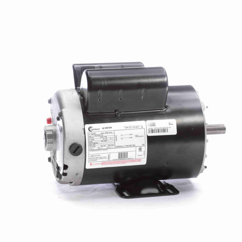 Century B385 Air Compressor Motor 5 HP 208-230V 3450 RPM
