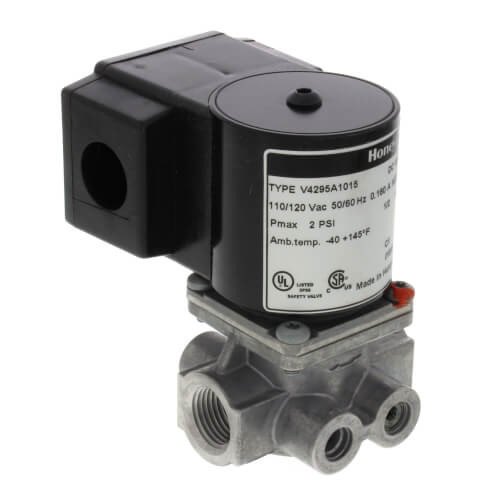 Honeywell V4295A1015 Solenoid Valve 1/2" 120V N/C