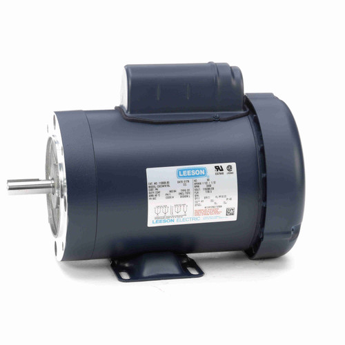 Leeson 110909.00 Motor 1.5 HP 115/230V 3450 RPM