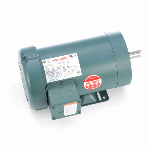 Leeson 121929.00 3 HP 3-Phase Motor 3490 RPM 230/460V