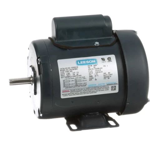 Leeson 102020.00 0.5 HP Motor 3450 RPM 115/230V TEFC