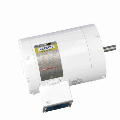 Leeson 113022.00 0.75 HP 3-Phase Motor 3450 RPM 208-230/460V