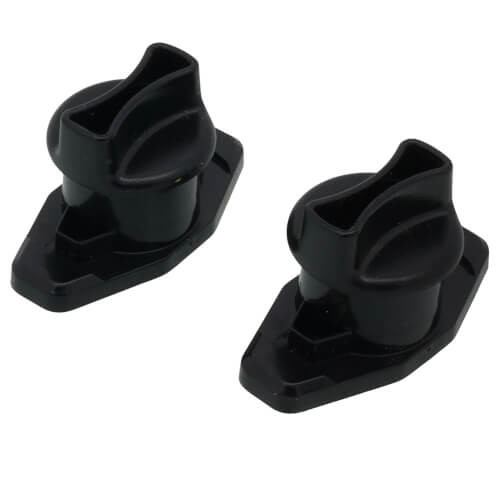 International Comfort Products 1187354 Door Knob Kit Black (2-Pack)