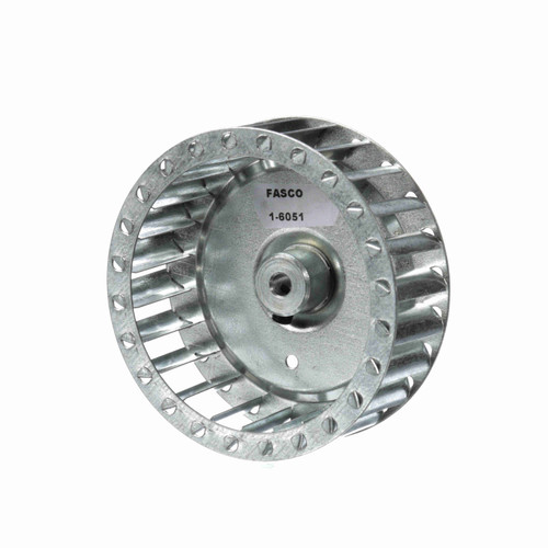 Regal Rexnord Fasco 1-6051 Single Inlet Blower Wheel 3.84" CCW