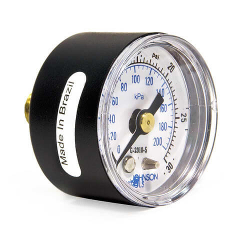 Johnson Controls G-2010-5 Air Pressure Gauge 0-30 PSI