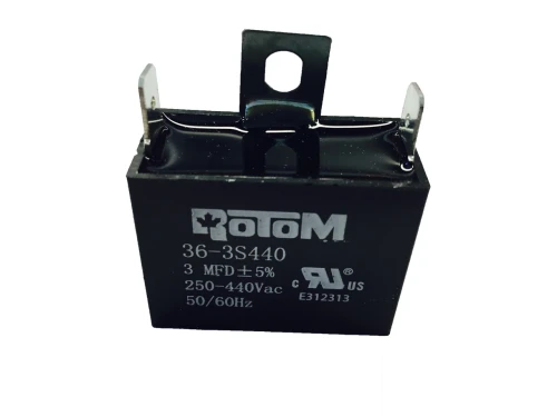Rotom 36-3S440 Run Capacitor 3 MFD 250-440V