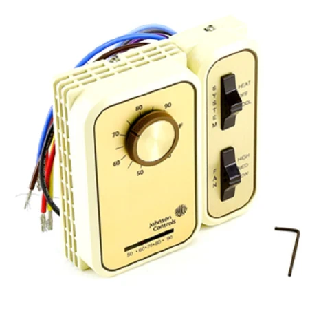 Johnson Controls T46SAA-1 Fan Coil Thermostat Lo-Med-Hi