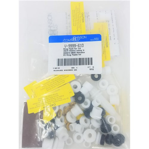 Johnson Controls V-9999-610 Valve Repacking Kit 1/4" Stem