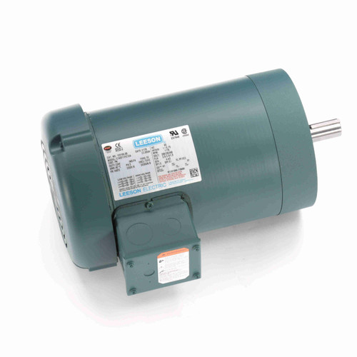 Leeson 122165.00 Motor 1 HP 3-Phase TEFC 1170 RPM