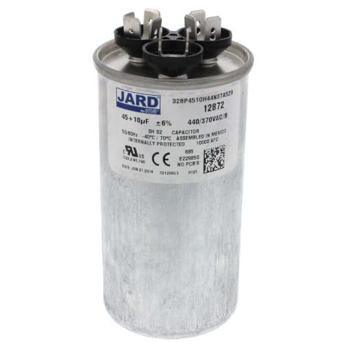 MARS 12872 Motor Run Capacitor 45/10 MFD 440V