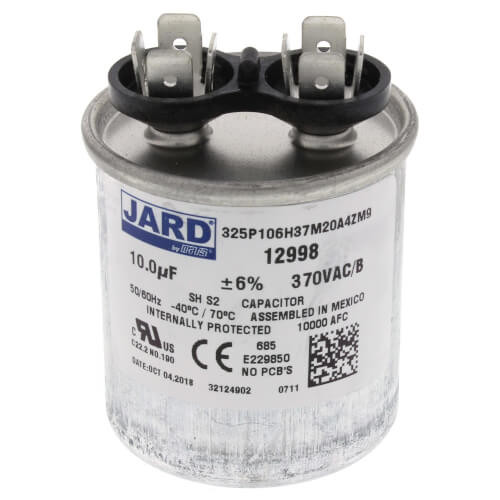 MARS 12998 Run Capacitor 10MFD 370V