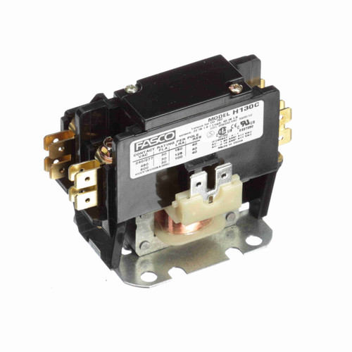 Fasco H130C 1-Pole Definite Purpose Contactor 30A 208/240V