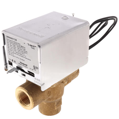 Resideo V8044A1135 3-Way Zone Valve 24V 1/2" NPT 4.0 Cv
