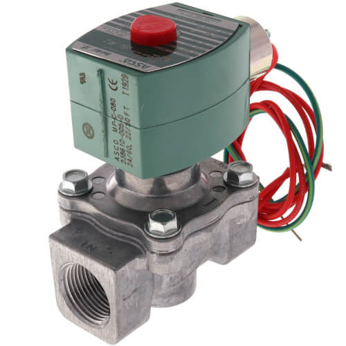 ASCO 8040G23 Gas Solenoid Blocking Valve 3/4" NC 2 PSI