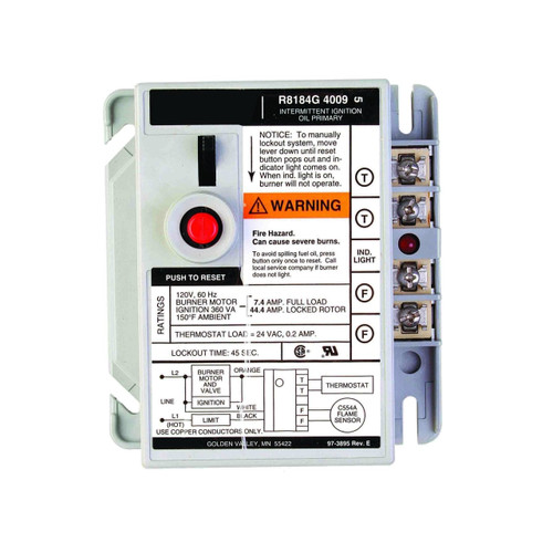 Resideo R8184G4066 Protectorelay Oil Burner Control 15 Sec